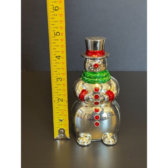 International Silver Co Holiday Cheer Red & Green Snowmen Salt & Pepper Shakers - Picture 12 of 12